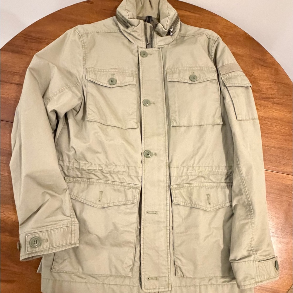 Express Men's Military Field Jacket in Khaki
